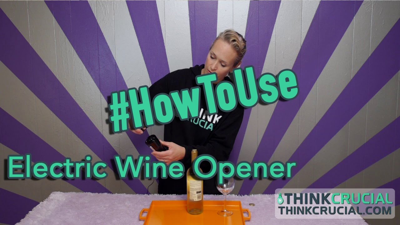 How to Use Your Electric Wine Opener