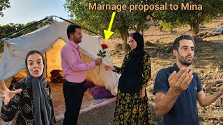 A turning point in Taleb’s story; when the marriage proposal finally reached Mina