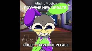 POV THE NEW UPDATE WITH POWYPEPTOS ARTSTYLE #dandysworld #edit #tweening #animation #art #helpmemake
