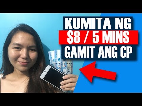 Paano kumita ng pera gamit ang cellphone - KUMITA AKO NG $8 IN 5 MINS PWEDI SA IOS!