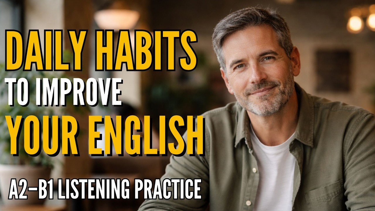 How to Improve Your Daily Routine | Learn English Listening (A2-B1)