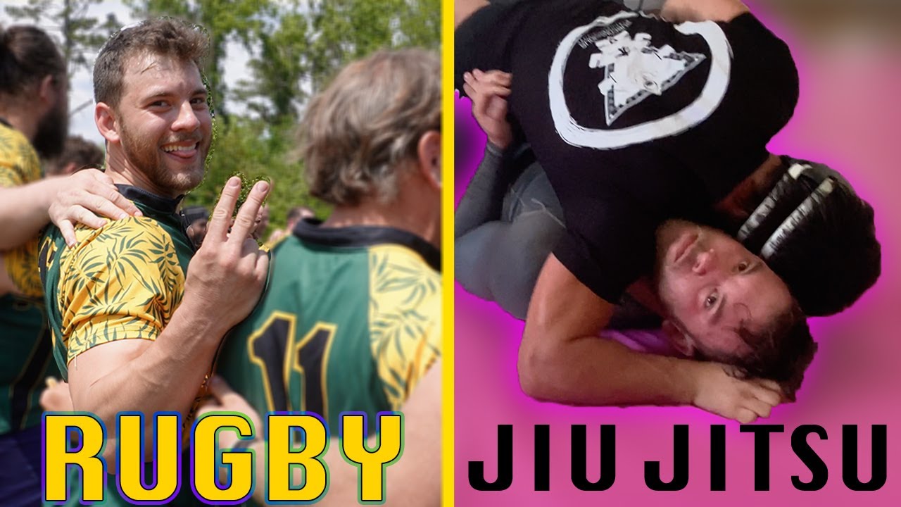 RUGBY Players Try JIU JITSU YouTube