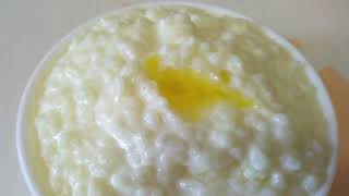 :    -     - .Milk porridge.