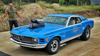 1970 'Lawman' Boss 429 Mustang, Teaching WWE’s Goldberg how to vlog