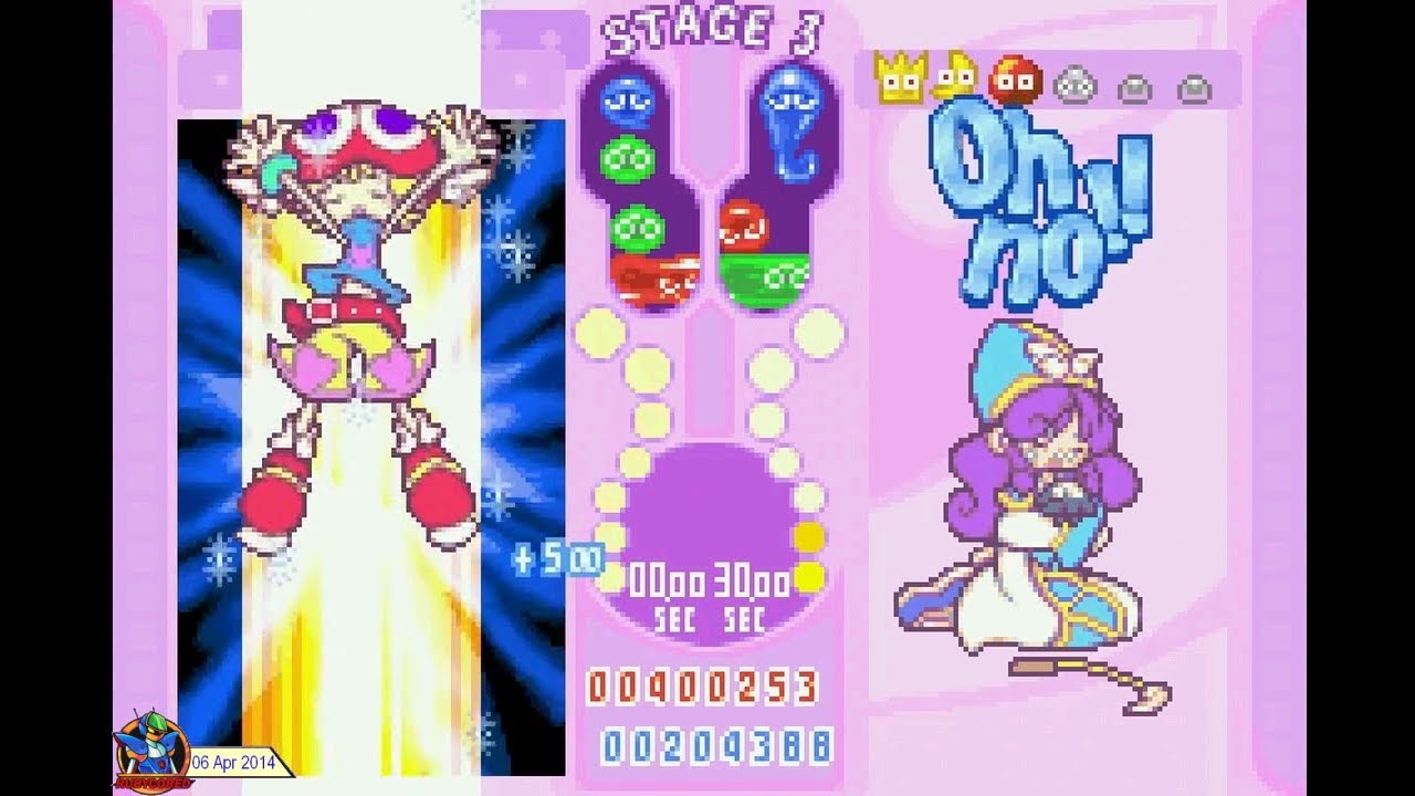 Puyo Pop Fever (2004, GBA) - 5 of 6: 15 vs 15 Chain (Take 2)[720p