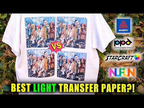 LIGHT VS. DARK TRANSFER PAPER: PHOTO 