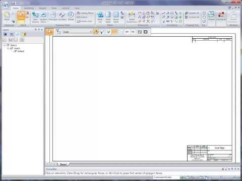 Initiation Solid Edge - Mise en plan (étape 1)