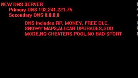 NEW DNS SERVER GTA 5
