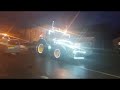 Liskeard Young Farmers Christmas tractor run in Pensilva Cornwall