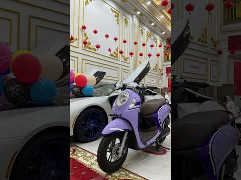 Honda Scoopy 2024 new màu tím thủy chung #scoopy #scoopy2024 #phuongnammotor