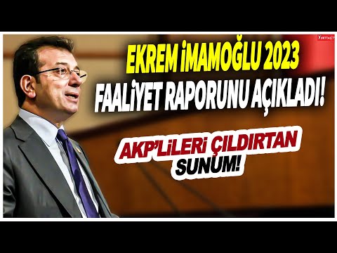 Ekrem İmamoğlu İBB Meclisi'nde 2023 Faaliyet Raporu'nu açıkladı! AKP'lileri çıldırtan sunum!