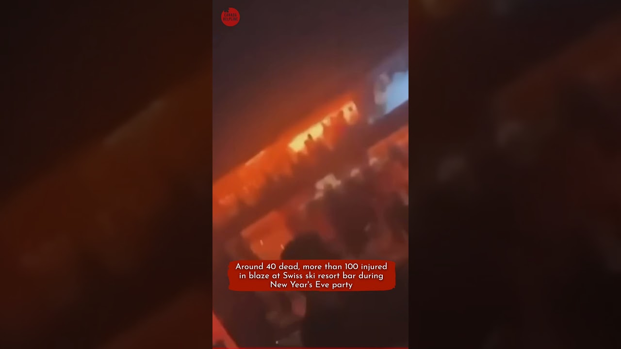 Around 40 dead, more than 100 injured in blaze at Swiss ski resort bar during New Year's Eve party