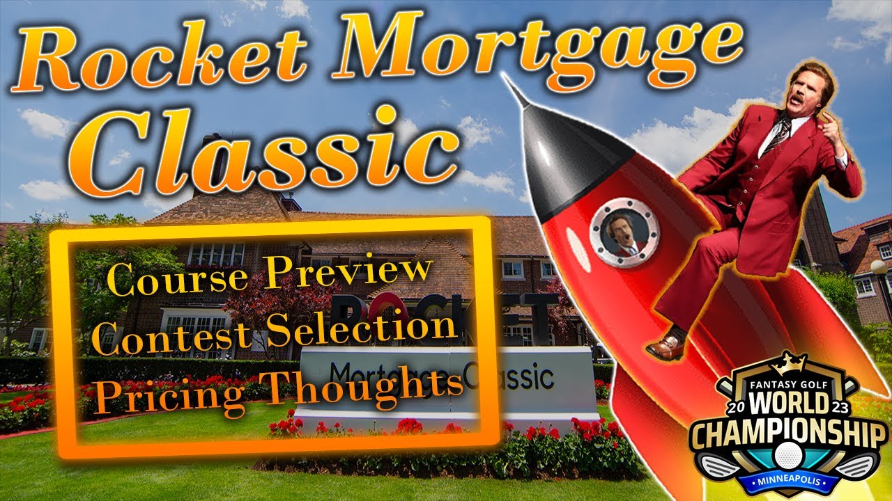 Rocket Mortgage Classic Course Preview Initial Pricing Contest Selection DraftKings Strategy
