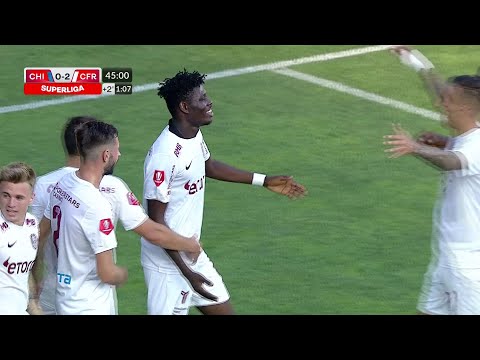 Gol fabulos marcat de CFR Cluj. Emmanuel Yeboah gol din foarfecă