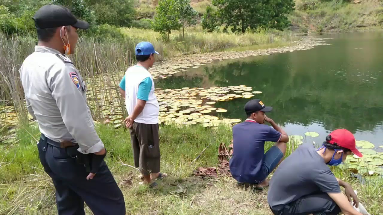 Mancing Didanau bekas tambang  batu  bara  YouTube