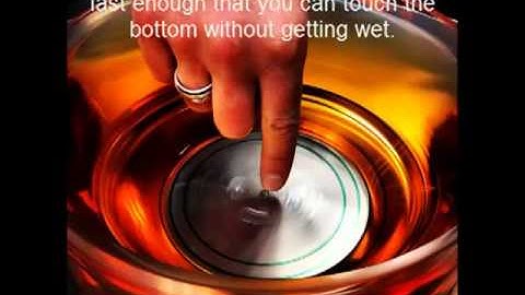 Spinning Water: The Conceptual Explanation