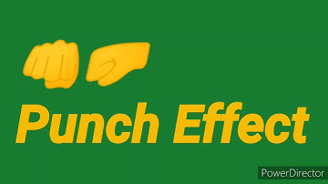 Punch effect green screen | sound effect .