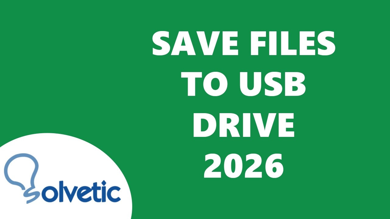 Save Files to USB Drive 2026 ✅✅