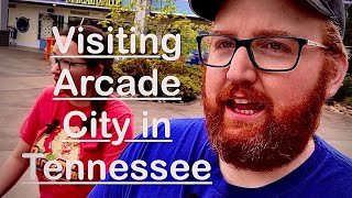 Visiting Arcade City on the “Island” in Tennessee.
