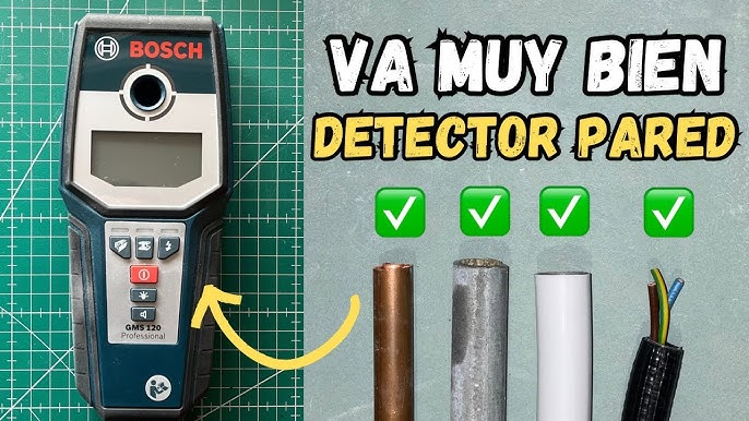 Detector Bosch D Tect 120 Dtect Scanner Pared Detecta Caños Pvc Con Agua  Metales Cables Electricidad