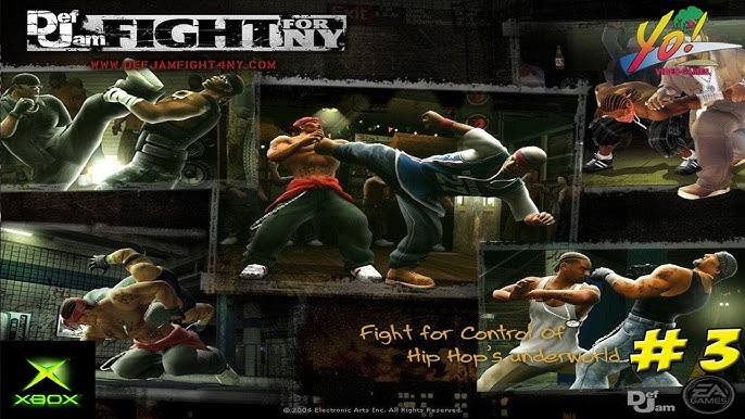 Def Jam Fight for New York Complete Game for Xbox NY **TESTED