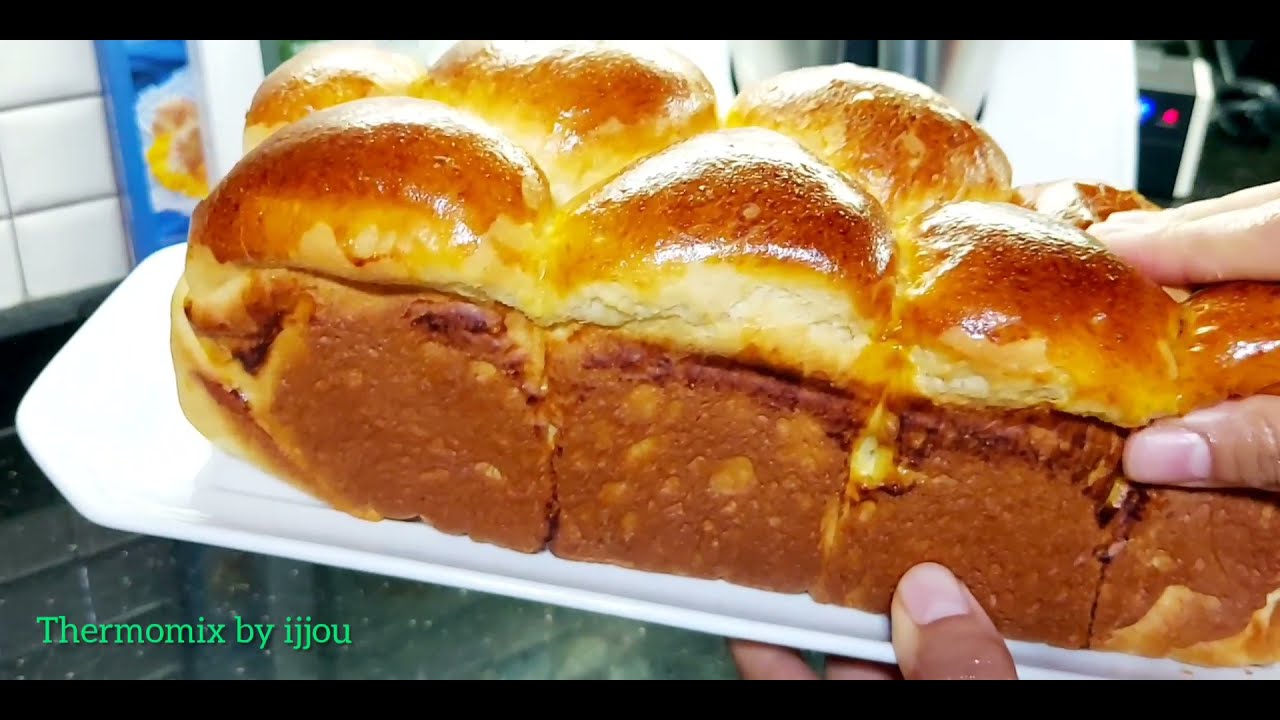 Brioche très moelleuse au thermomix بريوش خفيف لذيذ أحسن من المخابز مع التيرمومكس 😋#thermomix#