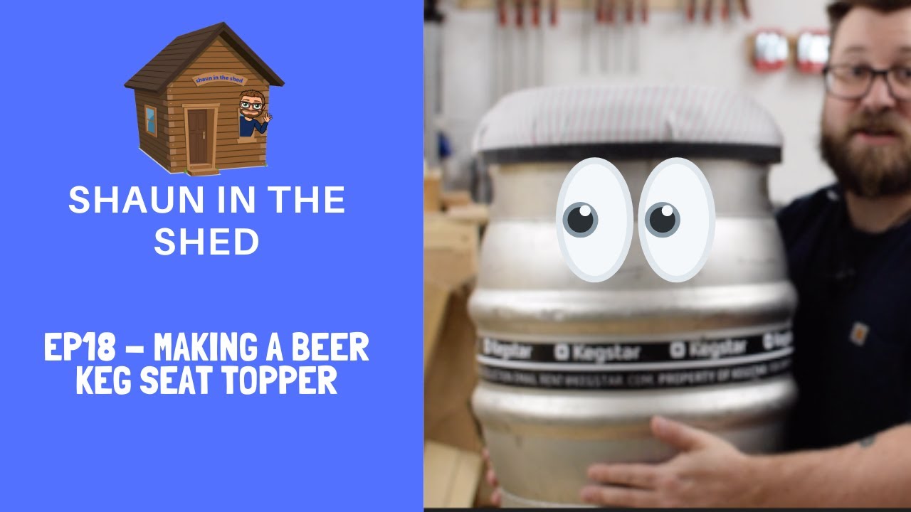 Making a Beer Keg Seat Topper YouTube
