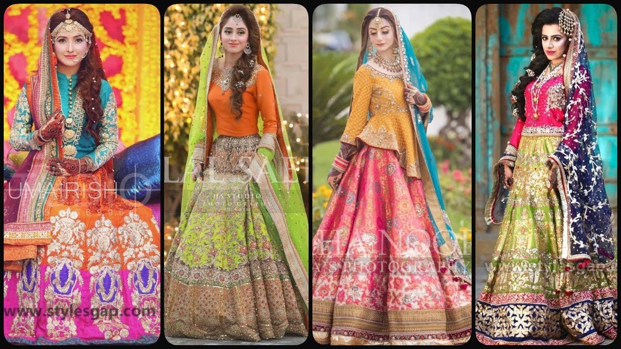 mehndi lehnga design