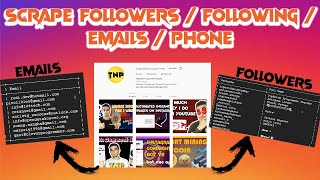 How to scrape emails/followers/phone numbers from any user in Instagram screenshot 2