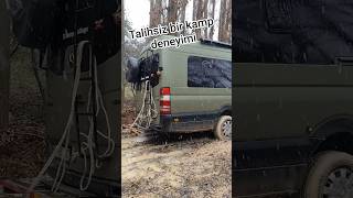 Talihsiz bir kamp deneyimi #doğuanadolu #karavan #snow  #offroad #vanlife