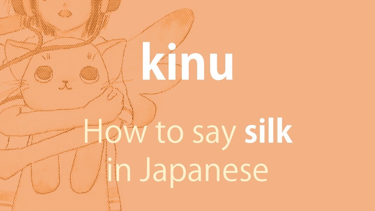 How to pronounce 「kinu｜きぬ｜絹」 Japanese vocabulary - YouTube