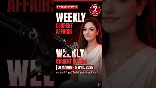 Weekly Current Affairs 2026 30 March 5 April Top 10 Mcqs Upsc Ssc Railway