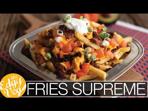 Taco Bell Fries Supreme VEGAN Recipe | The Edgy Veg