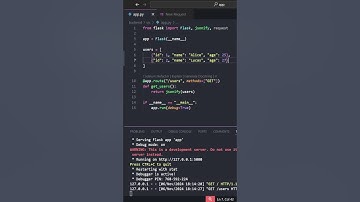 Build a CRUD API with Flask in 5 Minutes Quick Python Backend Tutorial p2 #pyton