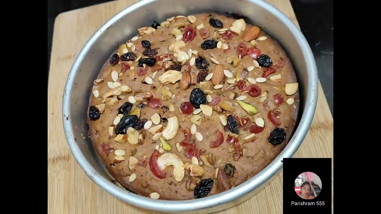 Christmas special plum cake fruit n nuts cake healthy plum cake