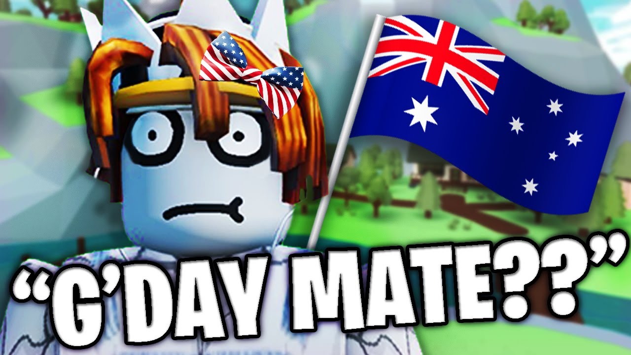 Pretending To Be Australian In Total Roblox Drama VC