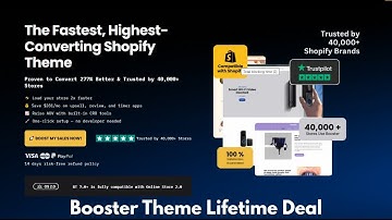 Booster Theme Lifetime Deal - The Perfect for Your Shopify Store Theme
