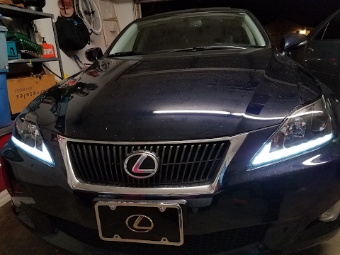 DRL Projector headlights Lexus Is 250/350/ISF