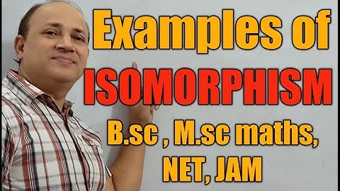 examples of isomorphism group theory modern algebra in hindi Bsc Msc jam csir net maths by Hd sir