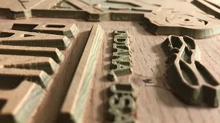 X-Carve - 7-hour CNC time lapse sign