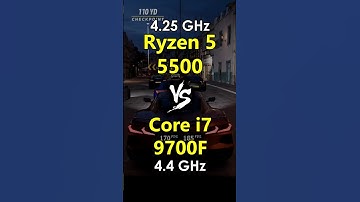 Ryzen 5 5500 vs i7 9700F Test in Games