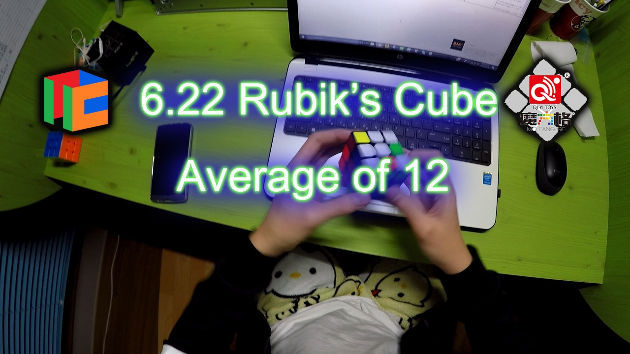 6 22 Rubik s Cube Average Of 12 200th Video YouTube