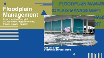 Understanding Floodplain Management (Land Use/Development Process Series)