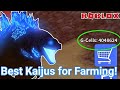 TOP 3 BEST KAIJUS FOR FARMING | Roblox Kaiju universe