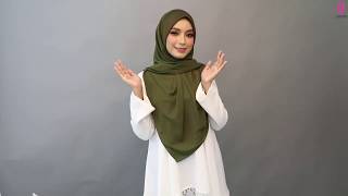 Hijab Tutorial L Hanis Plain Express Hijab