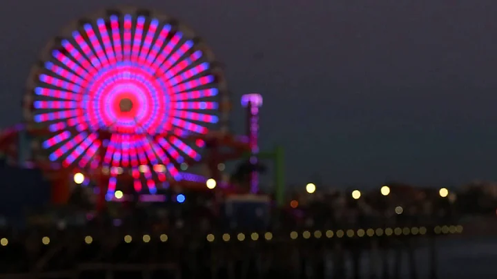 Santa Monica Pier glimpsed by Joe VanDyke November...
