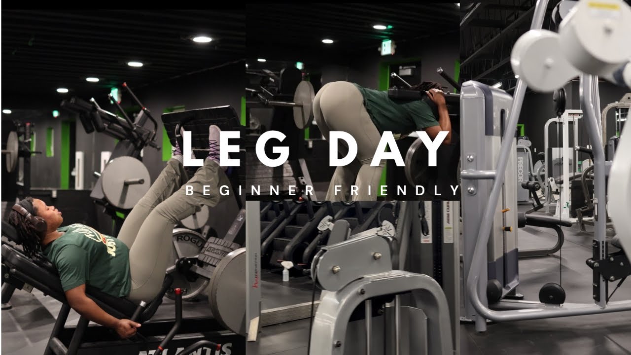 FULL LEG DAY EXERCISES | BEGINNER FRIENDLY - YouTube