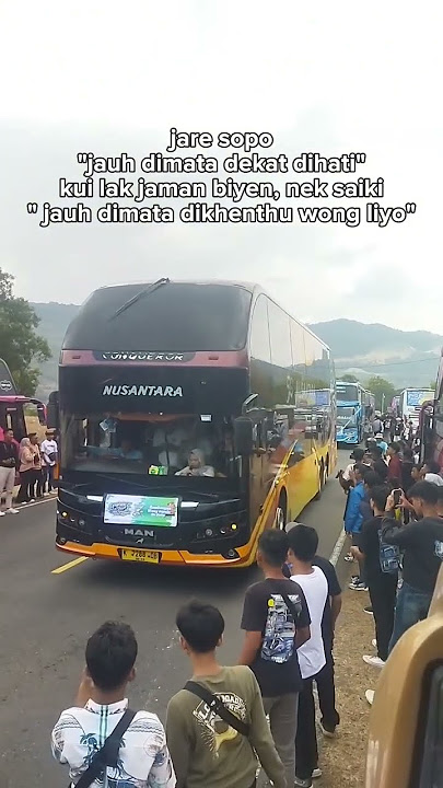 STORY WA 30 DETIK QUOTES BUS || Dini kurnia ft Mufly key - Gulu pedot || Nusantara CN019 