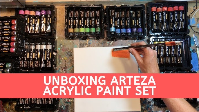 Mont Marte - Acrylic Paint set 36pc. (Unboxing and Review)🎨🖌 