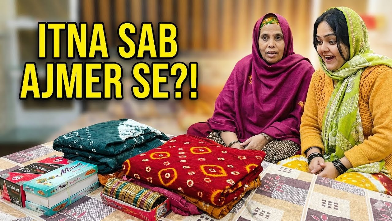 Vlog2 |  Saasu maa ne Ajmer Sharif se layi suit &chudi | Family vlog